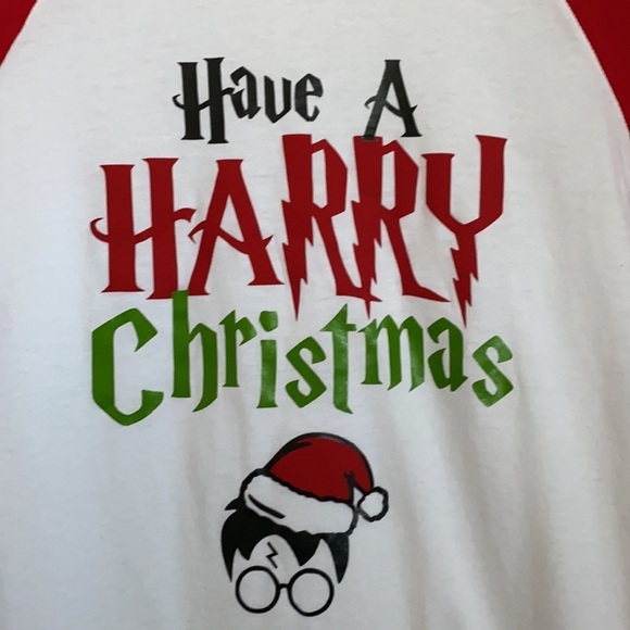 Harry Potter Graphic Christmas Shirt - Have a Harry Christmas - size Small - Picture 3 of 6